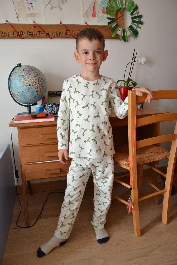 Pyjama long enfant personnalisé
